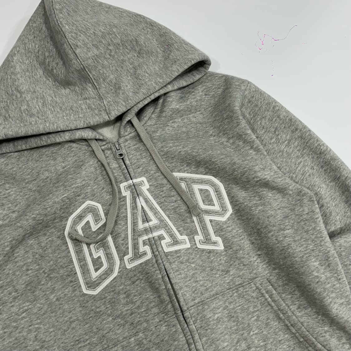 Gap 갭 그레이 기모 후드집업 상품이미지4