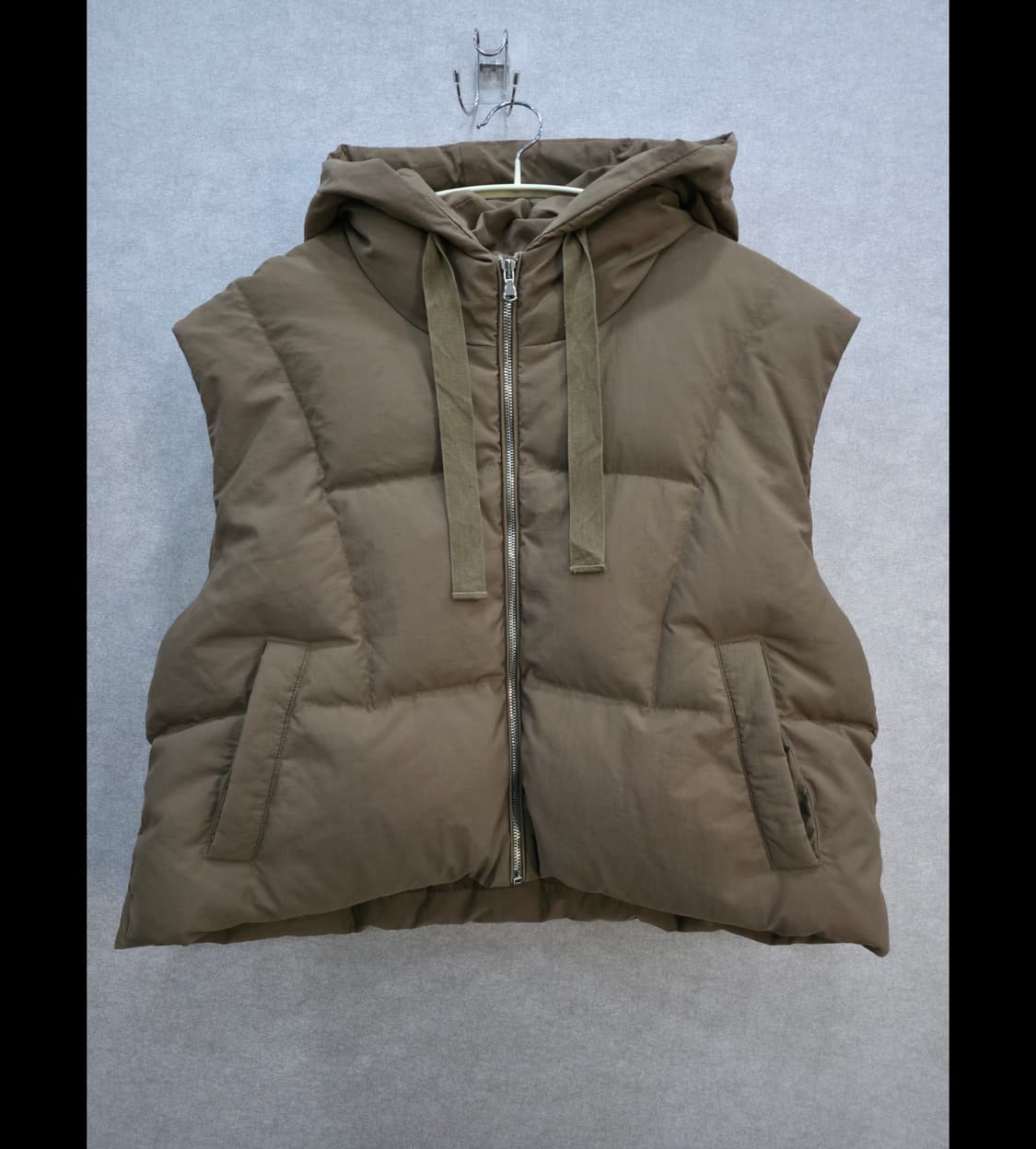 MARZ 후드 패딩 조끼 상품이미지1