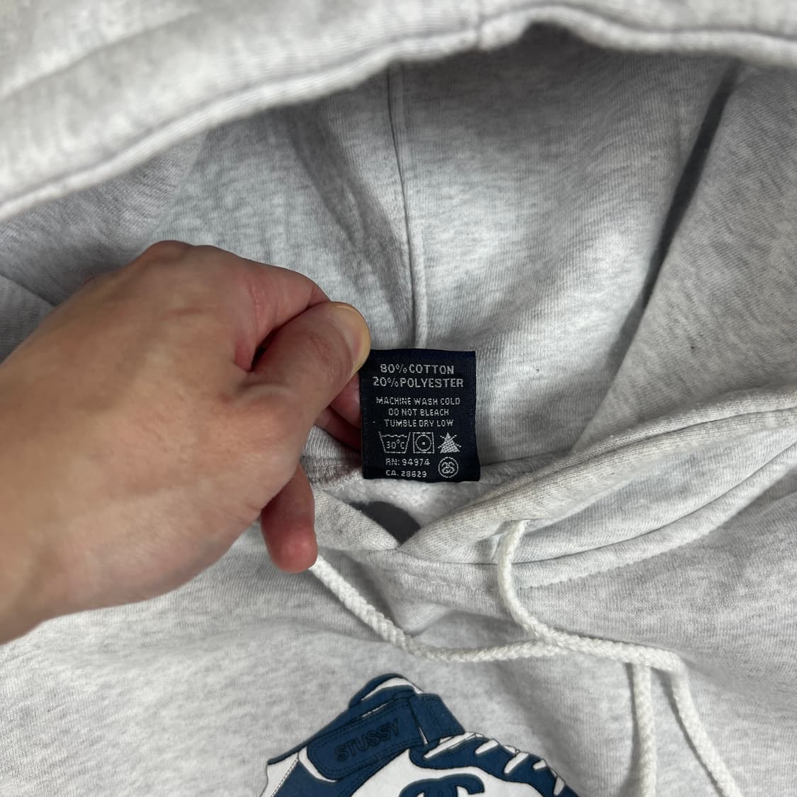 스투시 stussy air force 에어포스 프린트 후드티 상품이미지6