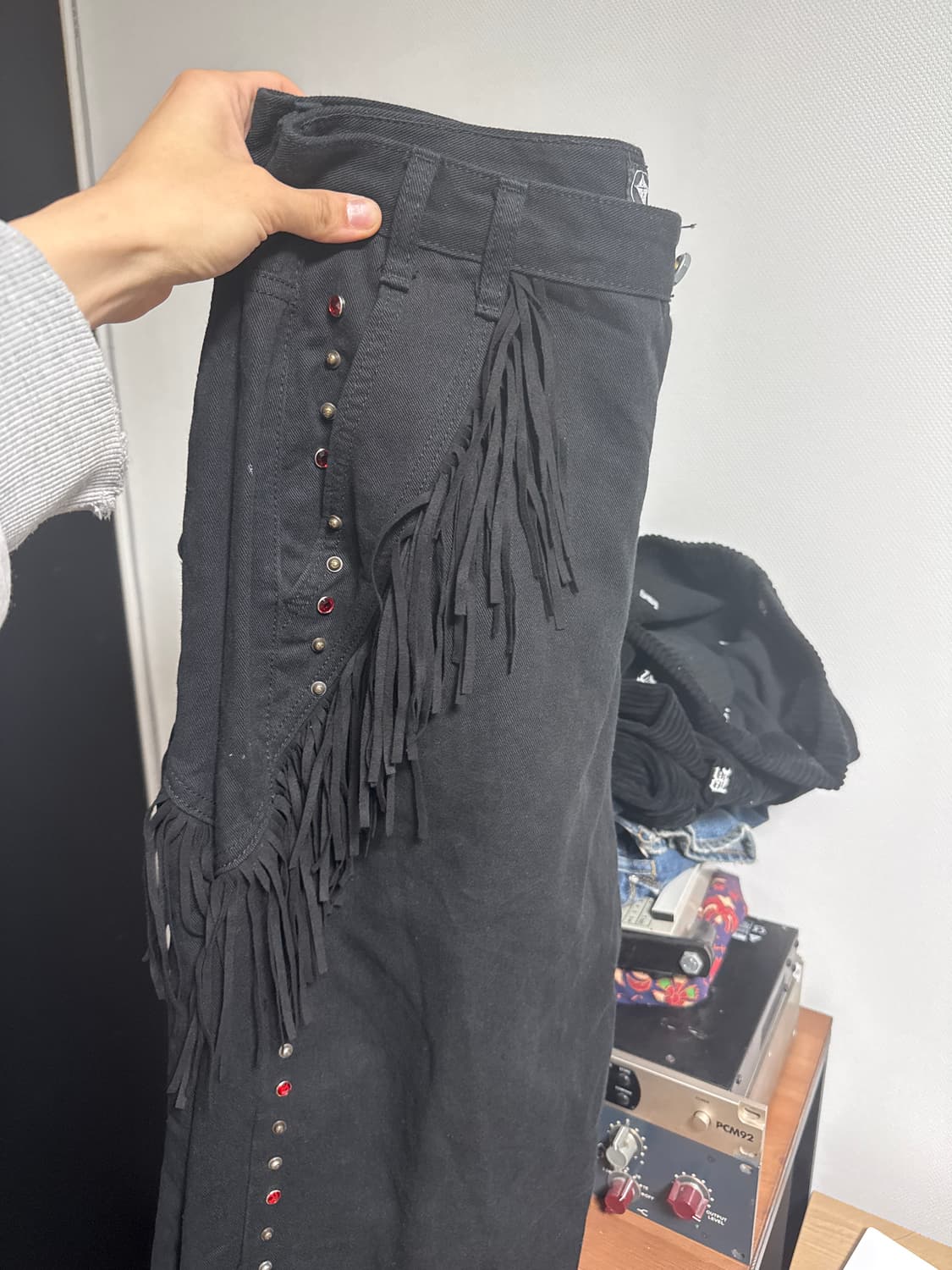 Thug Club 캐슬 카우보이 블랙 팬츠 2사이즈 상품이미지5