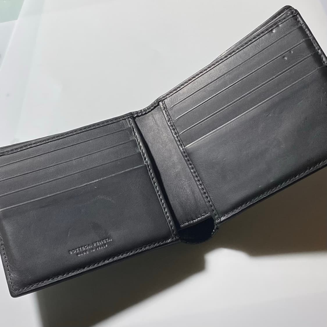 [정품] 보테가베네타 인트레치아토 소가죽 반지갑 상품이미지4