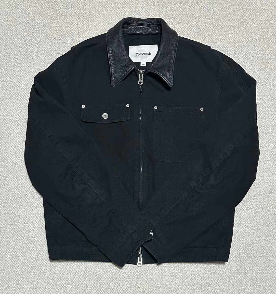 토니웩 레더 카라 워크 자켓 상품이미지1