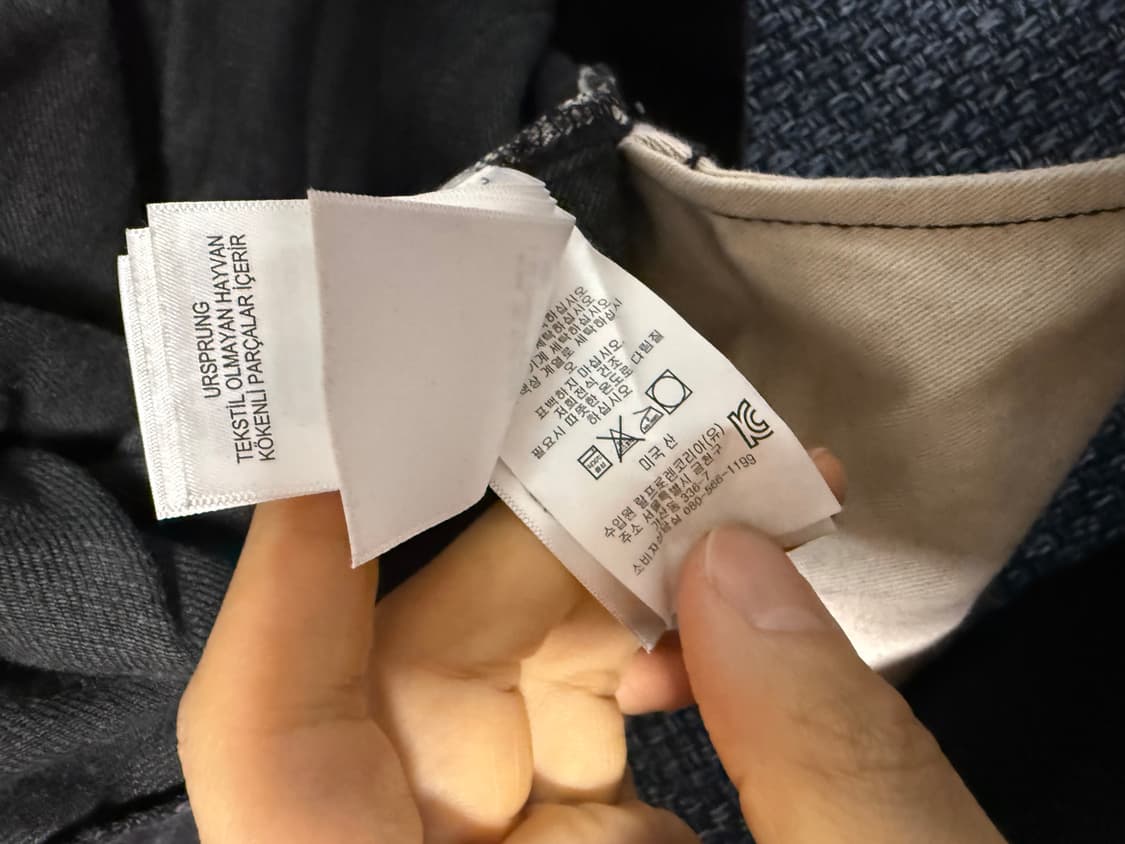 [30] 더블알엘 블랙 셀비지 슬림핏 상품이미지4