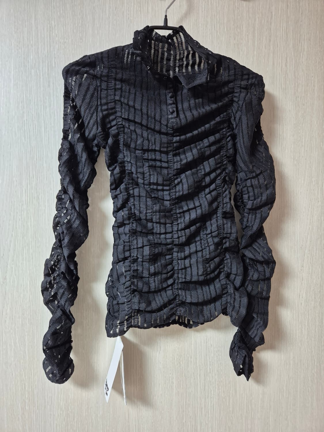 (새제품) EENK 잉크  top 잉크 시스루 탑  XS 상품이미지4