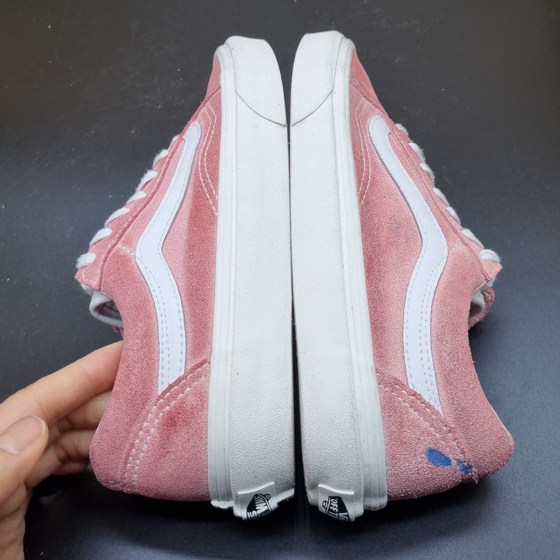 반스 올드스쿨 핑크 스니커즈 225 상품이미지5