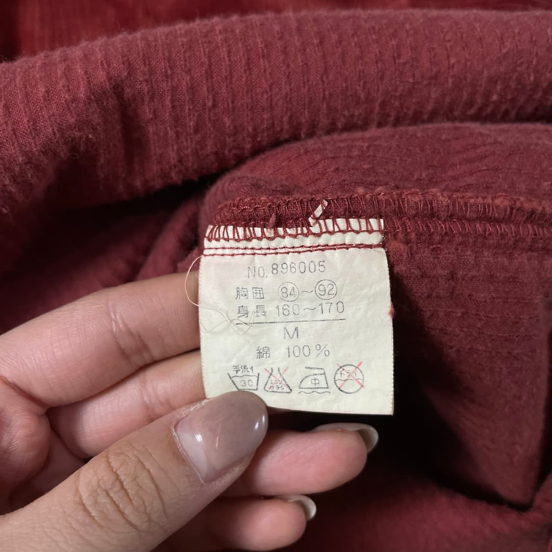 맥호프 레드오렌지 투포켓 코듀로이 긴팔 셔츠 자켓 M 상품이미지6