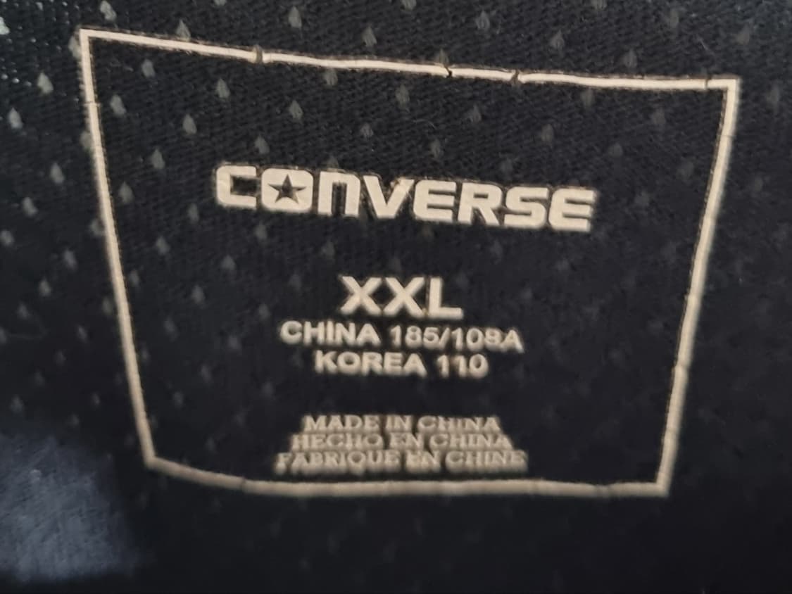 XXL ) 컨버스 블랙 매시 반팔티 상품이미지3