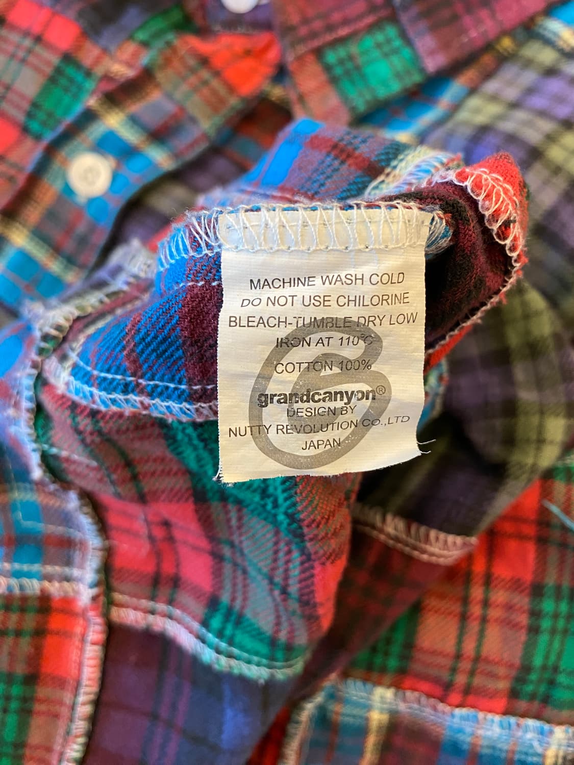 그랜드캐니언 2000s 패치워크 셔츠 디아프바인 바잉 일본 브랜드 상품이미지9