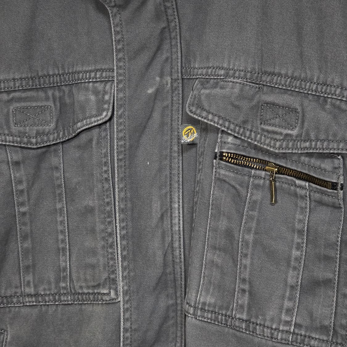 JPN 빈티지 그레이 봄버 코튼 자켓 상품이미지4