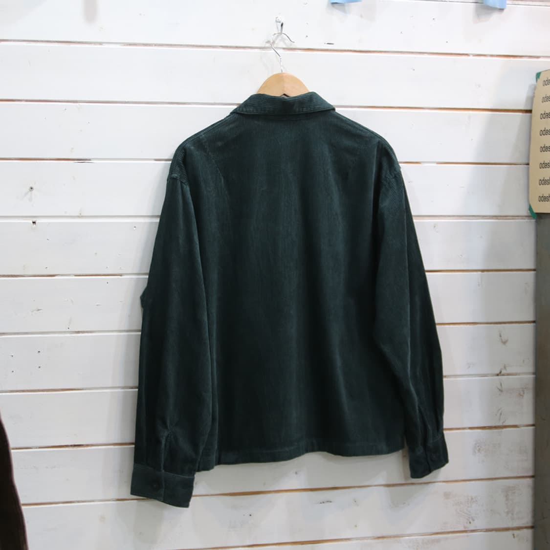 (착용컷) GU 코듀로이 집업 자켓 (남성용 105) 상품이미지2