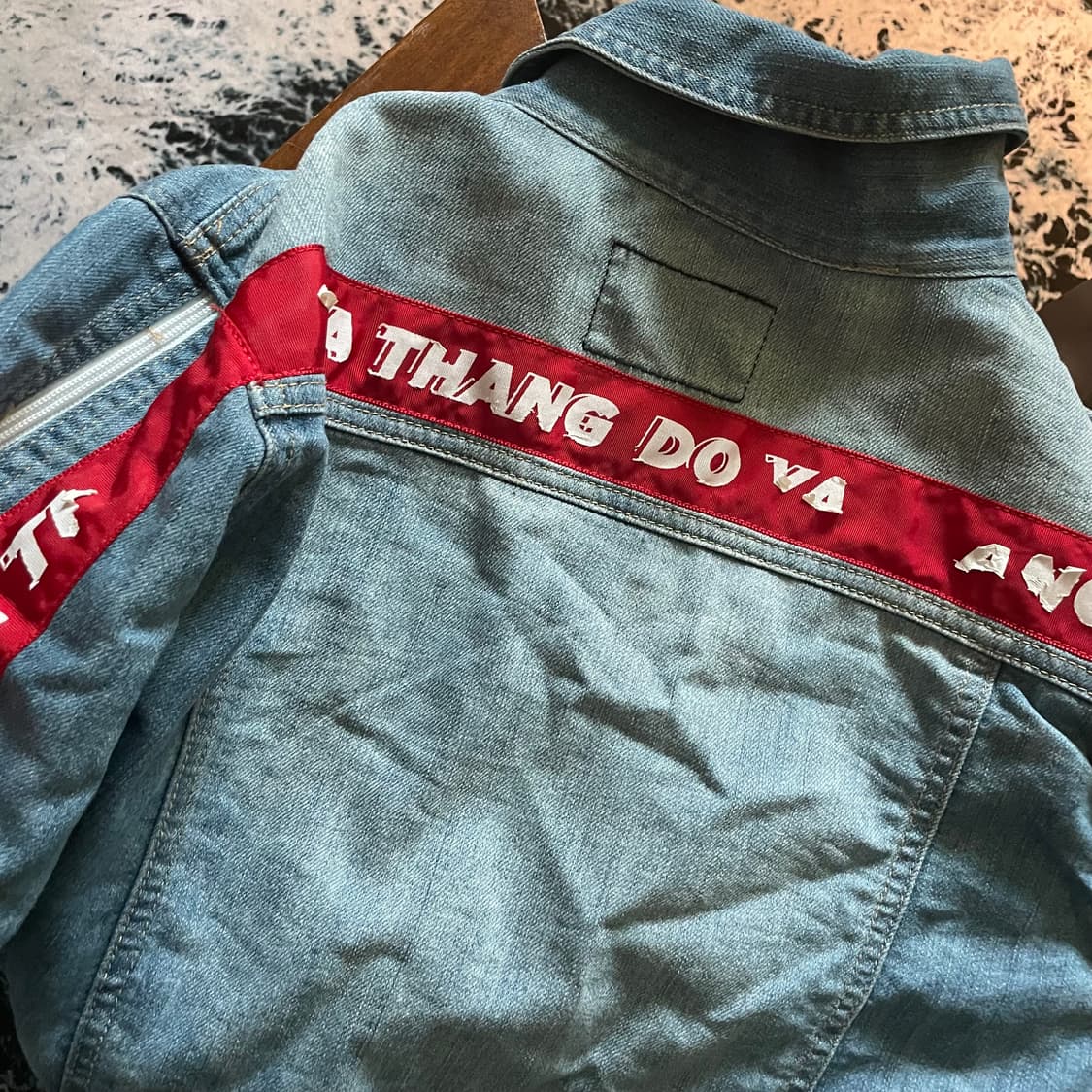 Vintage washed denim jacket 상품이미지5