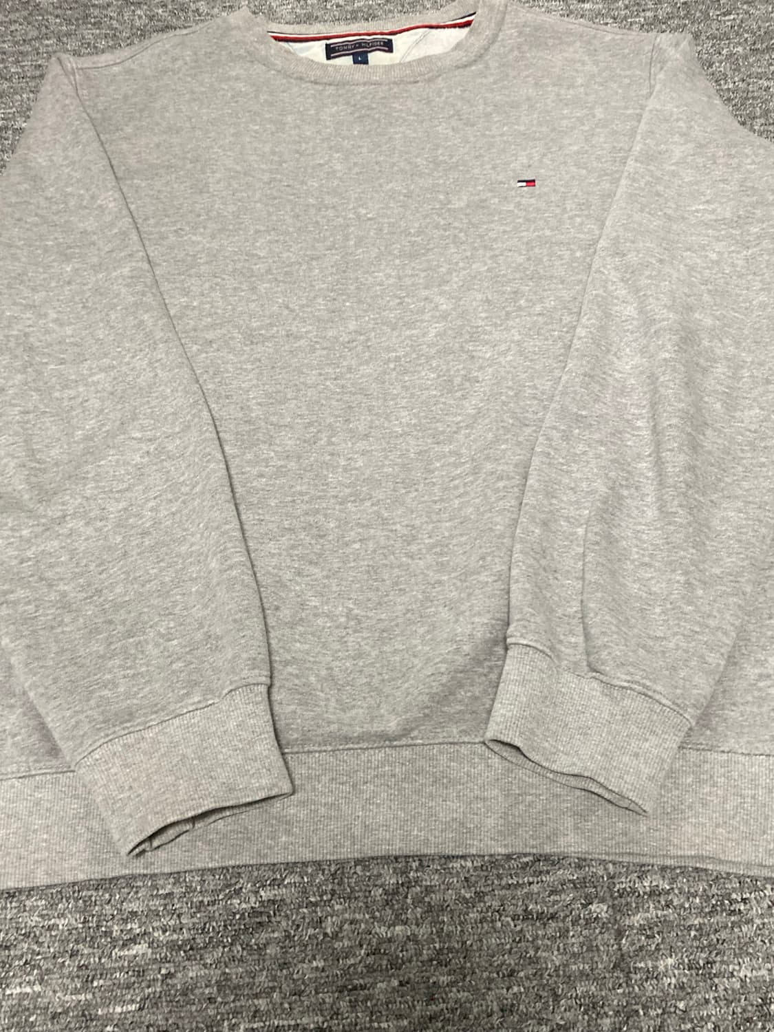 타미힐피거 그레이 맨투맨 L 상품이미지4