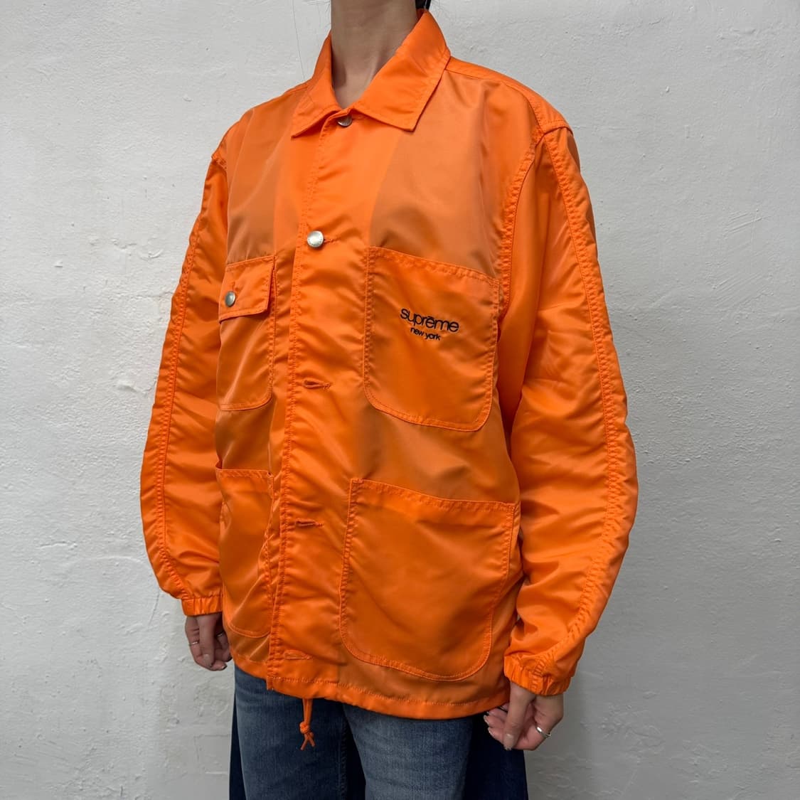 슈프림(SUPREME) 24ss 클래식 로고 나일론 초어 코트 자켓 상품이미지1