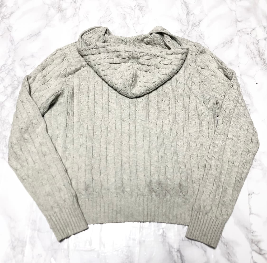 폴로 랄프로렌 후드 니트 케이블 꽈배기 상품이미지3