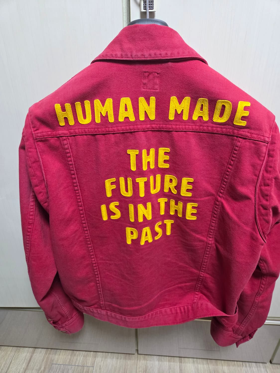 Human Made 휴먼메이드 드리즐러 데님 자켓 레드 S 상품이미지5