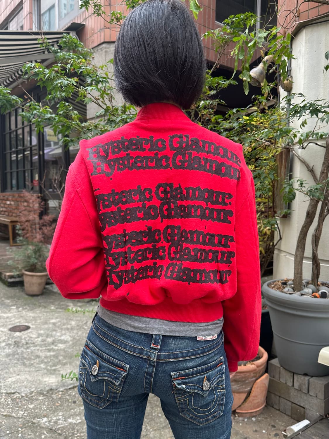 Hysteric Glamour back print sweat zip-up 상품이미지1