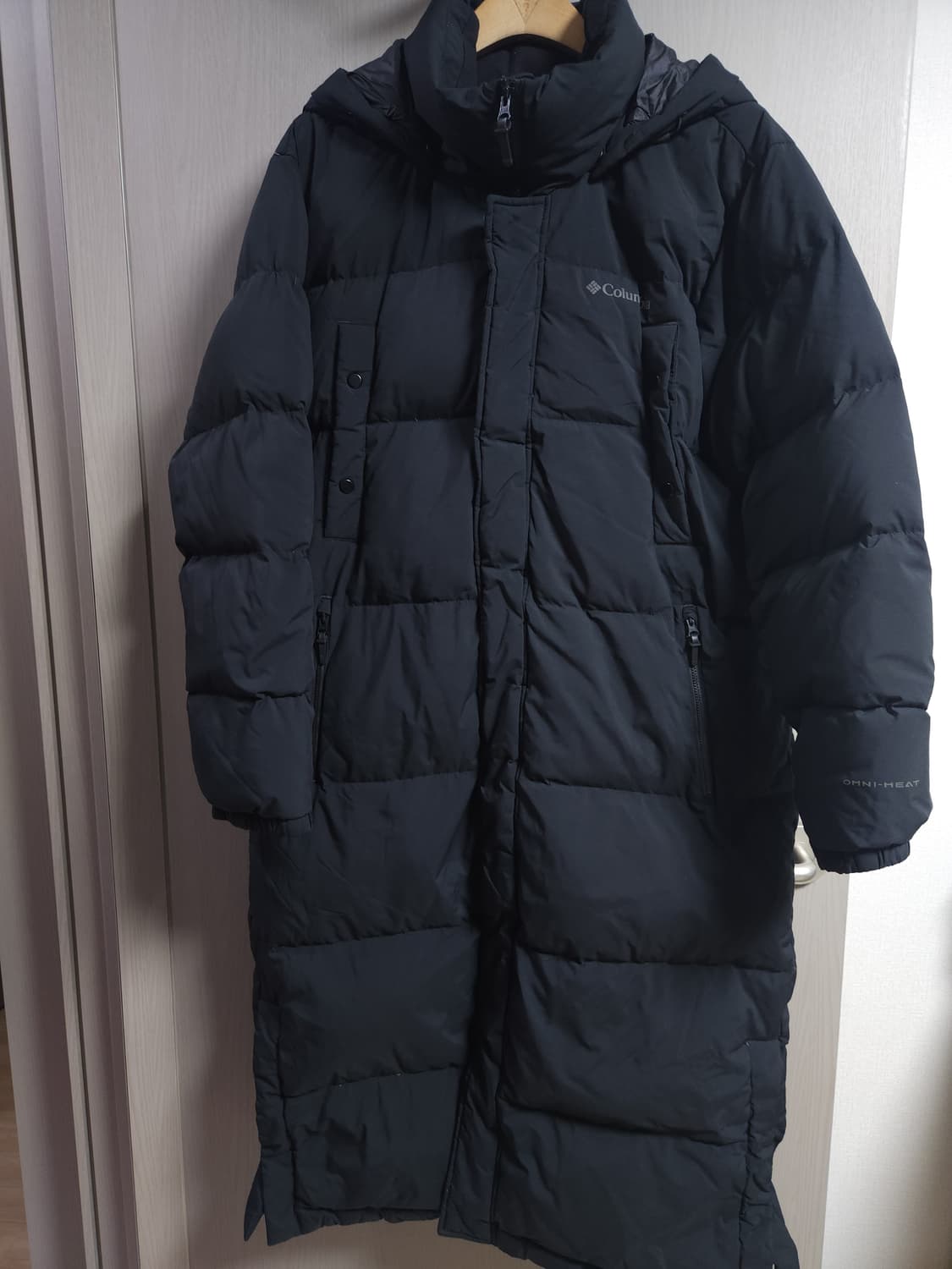 콜롬비아 구스다운 롱패딩, XL 상품이미지1