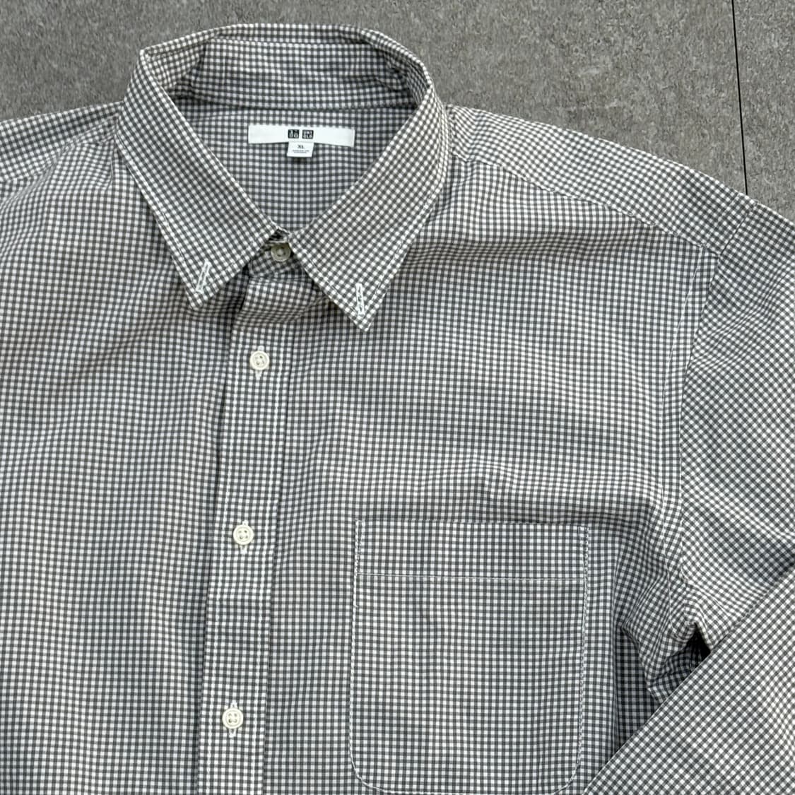 새상품 급 유니클로 그레이 셔츠 상품이미지5