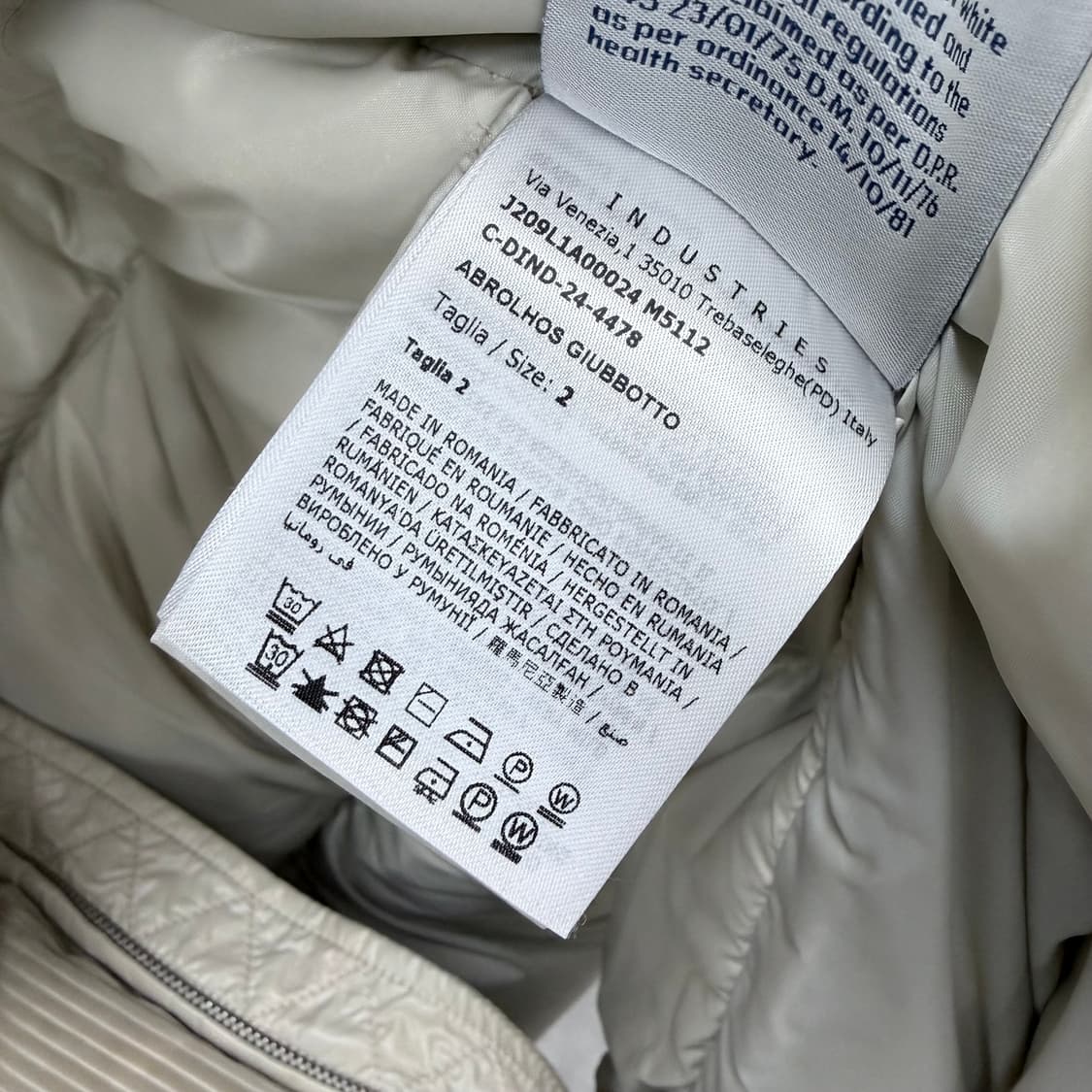 [S급/2] 24FW 몽클레어 x 팜엔젤스 아브롤호스 코듀로이 패딩자켓 상품이미지7