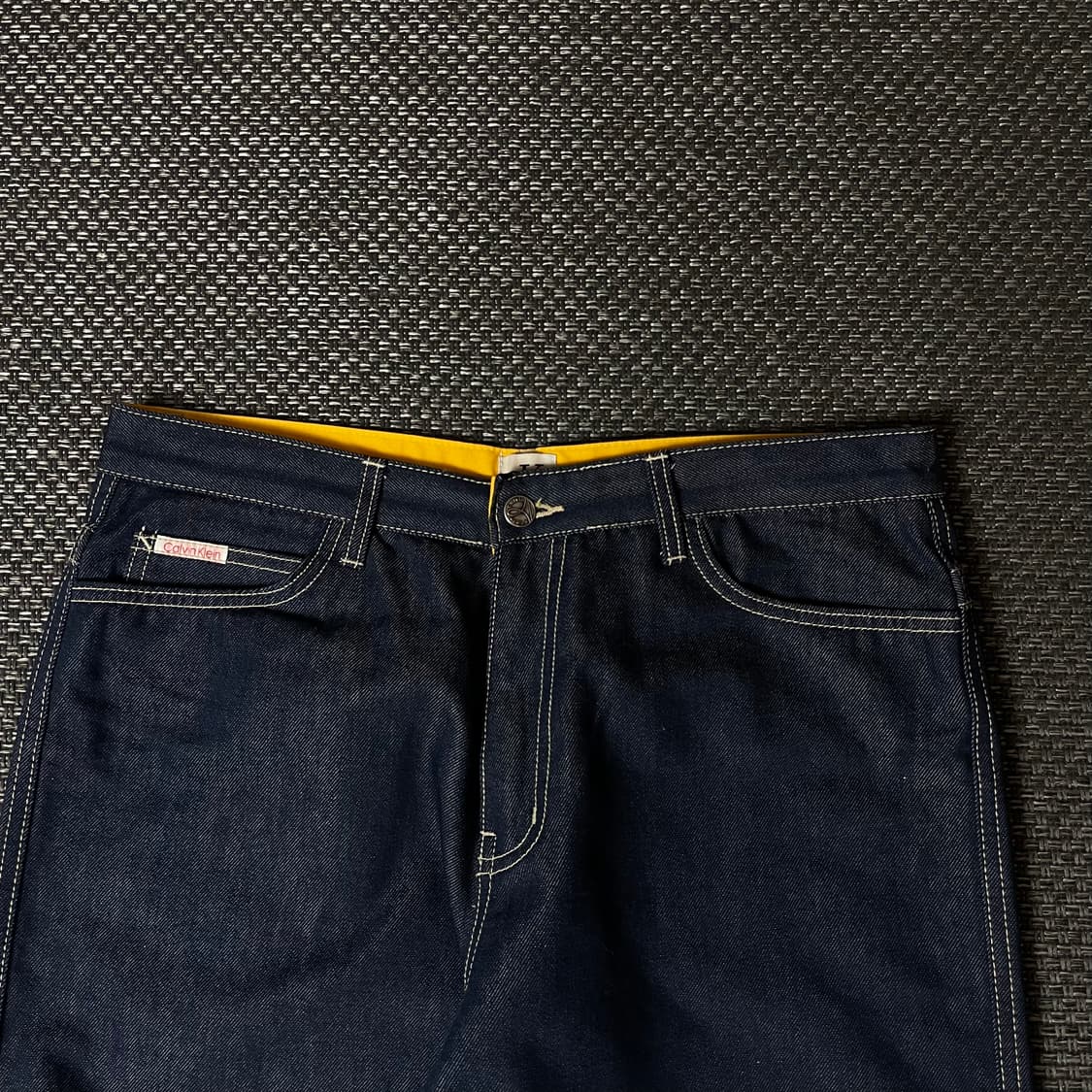 (34) 캘빈클라인 진청 와이드 데님 팬츠 상품이미지3