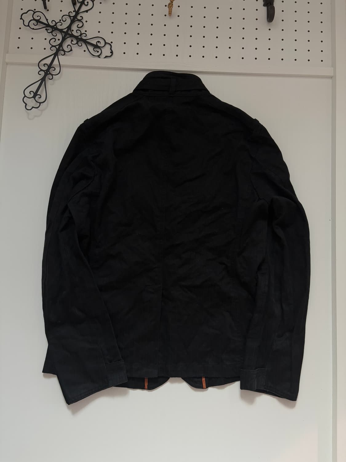 Black Neck Buckle Detail Jacket 상품이미지3