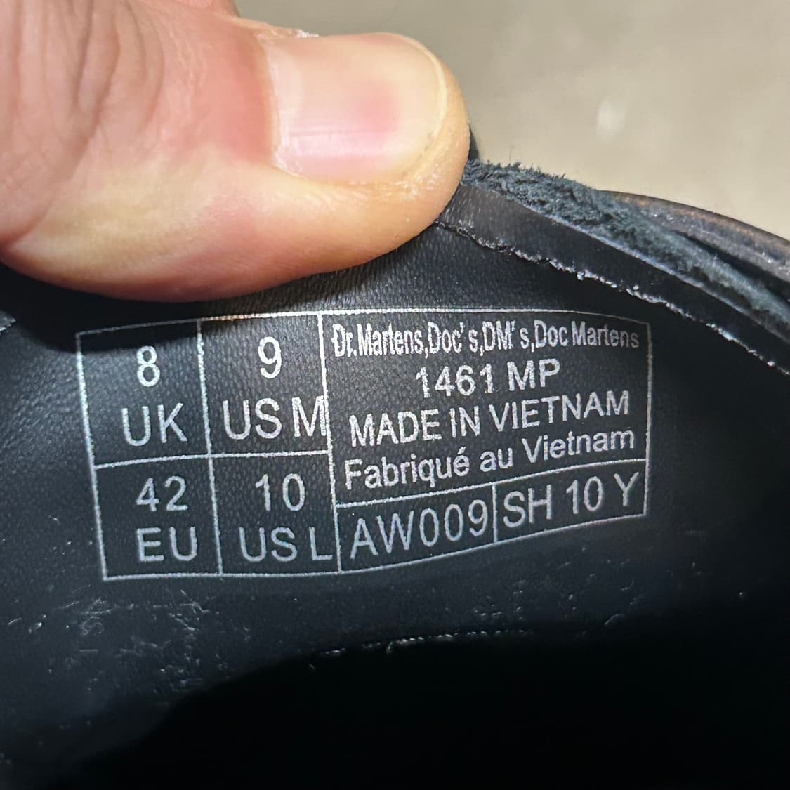 270) 닥터마틴 블랙 루나 슈즈 상품이미지9