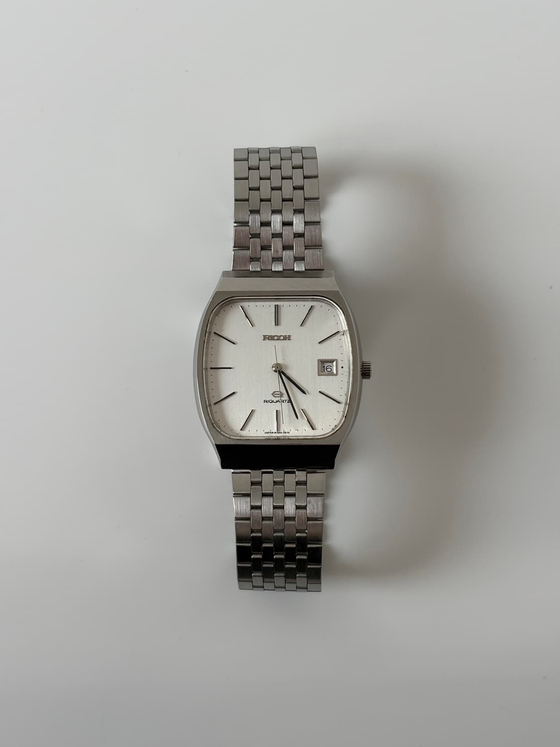 리코 1980년대 쿠션 커브 스퀘어 쿼츠 남성  상품이미지1