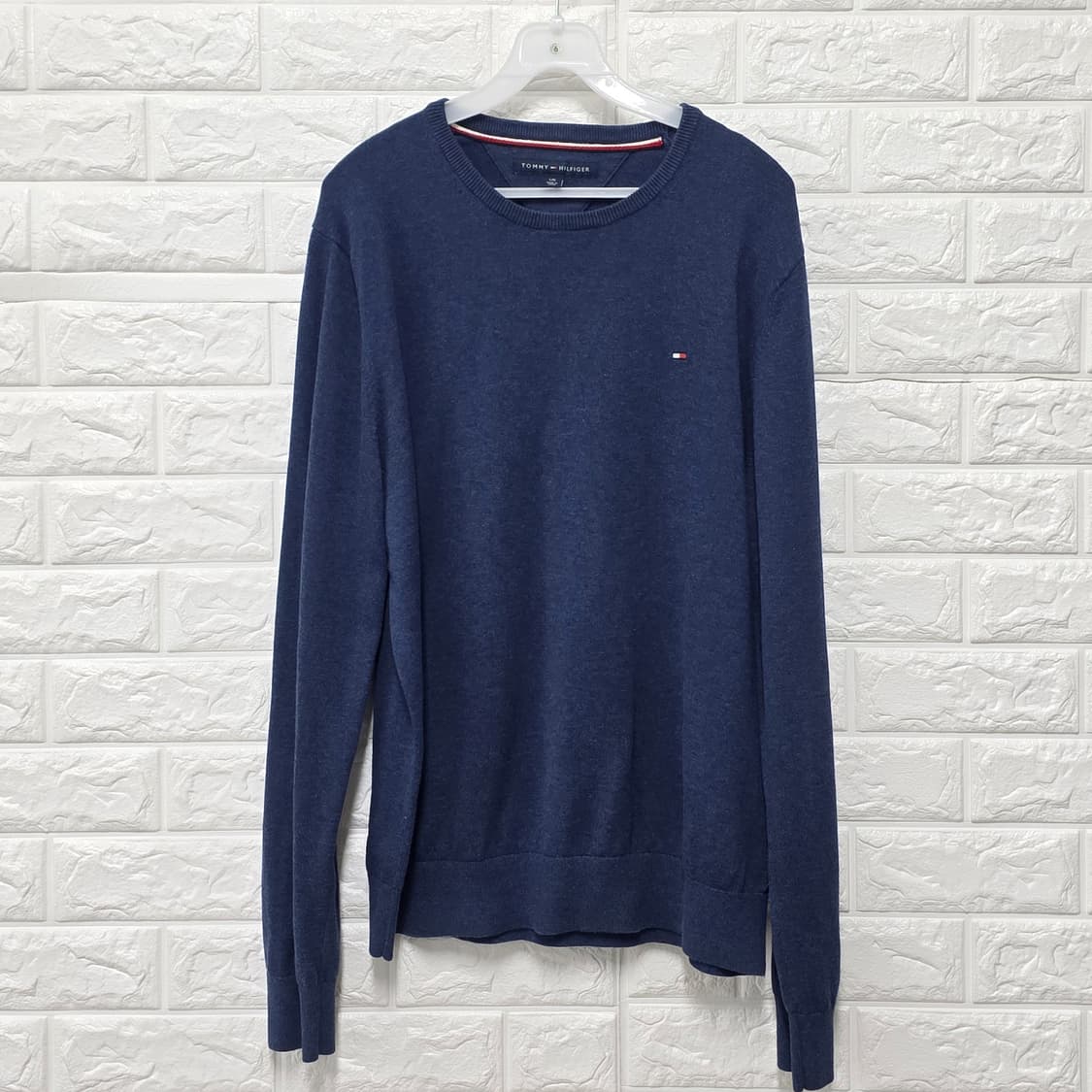 택포) 타미힐피거 네이비 니트 L 상품이미지1