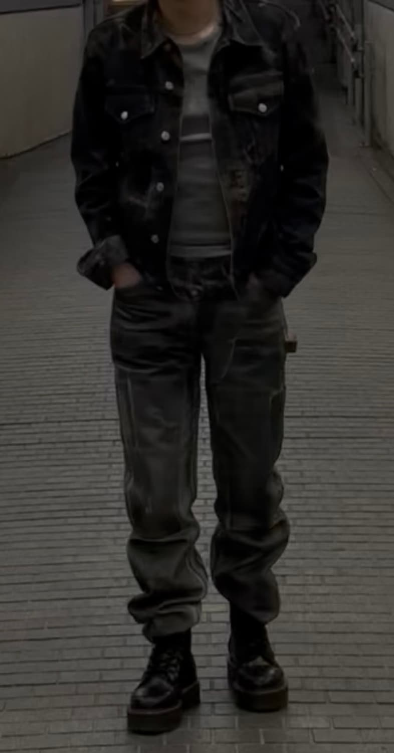 헬무트랭  유틸리티 왁스 코팅 진 상품이미지2