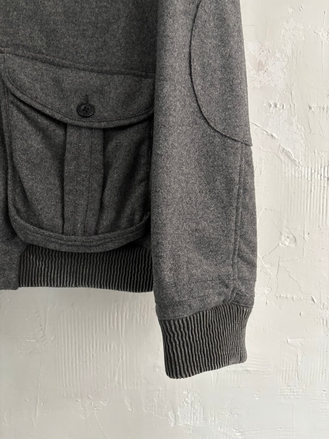 Armani Exchange 아르마니 익스체인지 그레이 울-캐시미어 혼방 상품이미지3