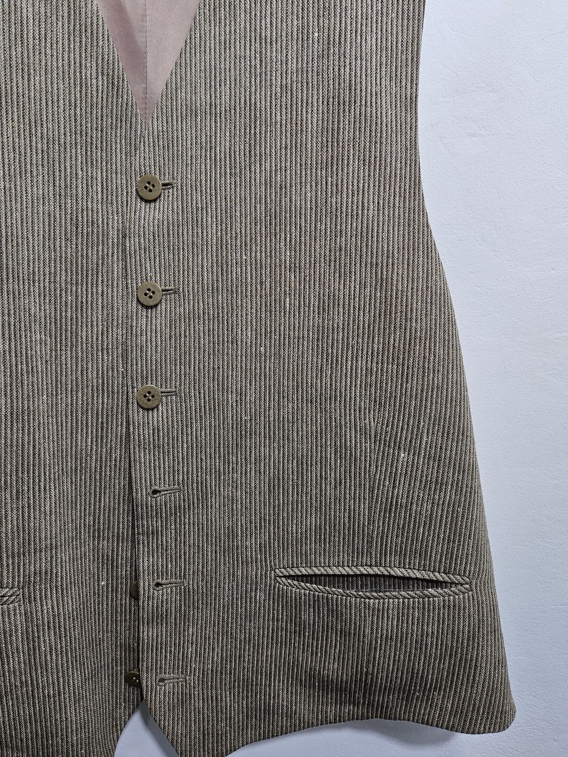 피에르가르뎅(Pierre Cardin) 남성 스트라이프 베스트 상품이미지3