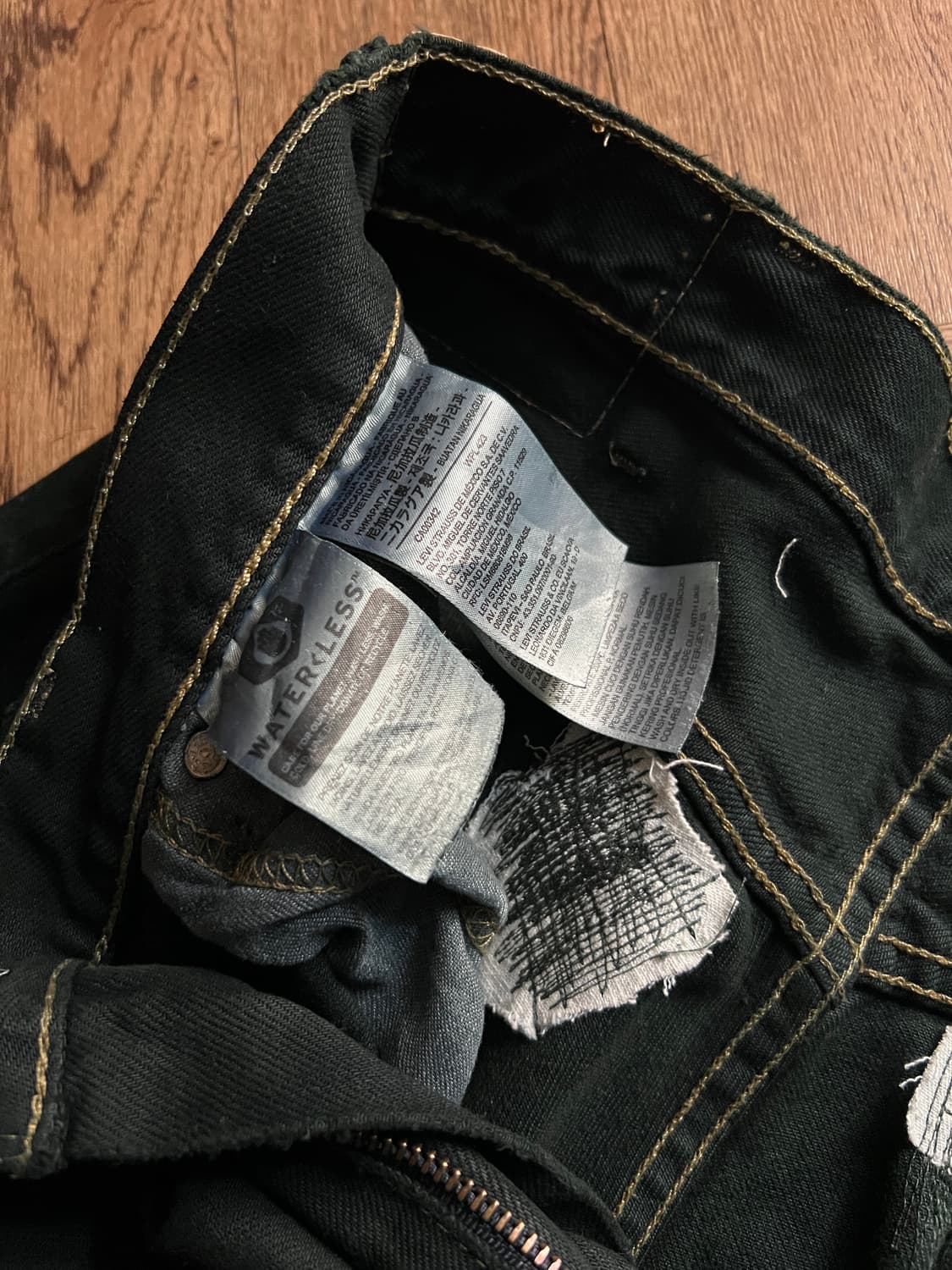 [32]리바이스 517 가먼트다잉 플레어핏 데님 팬츠 상품이미지6