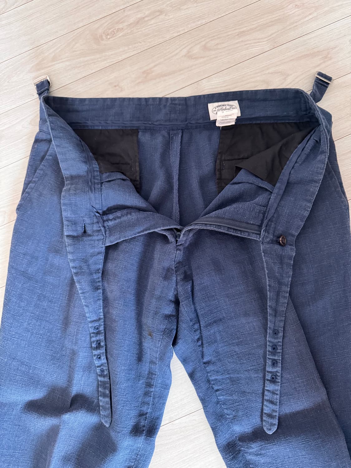 에스타도 estado 투 플리츠  린넨 구르카 팬츠 52 상품이미지5