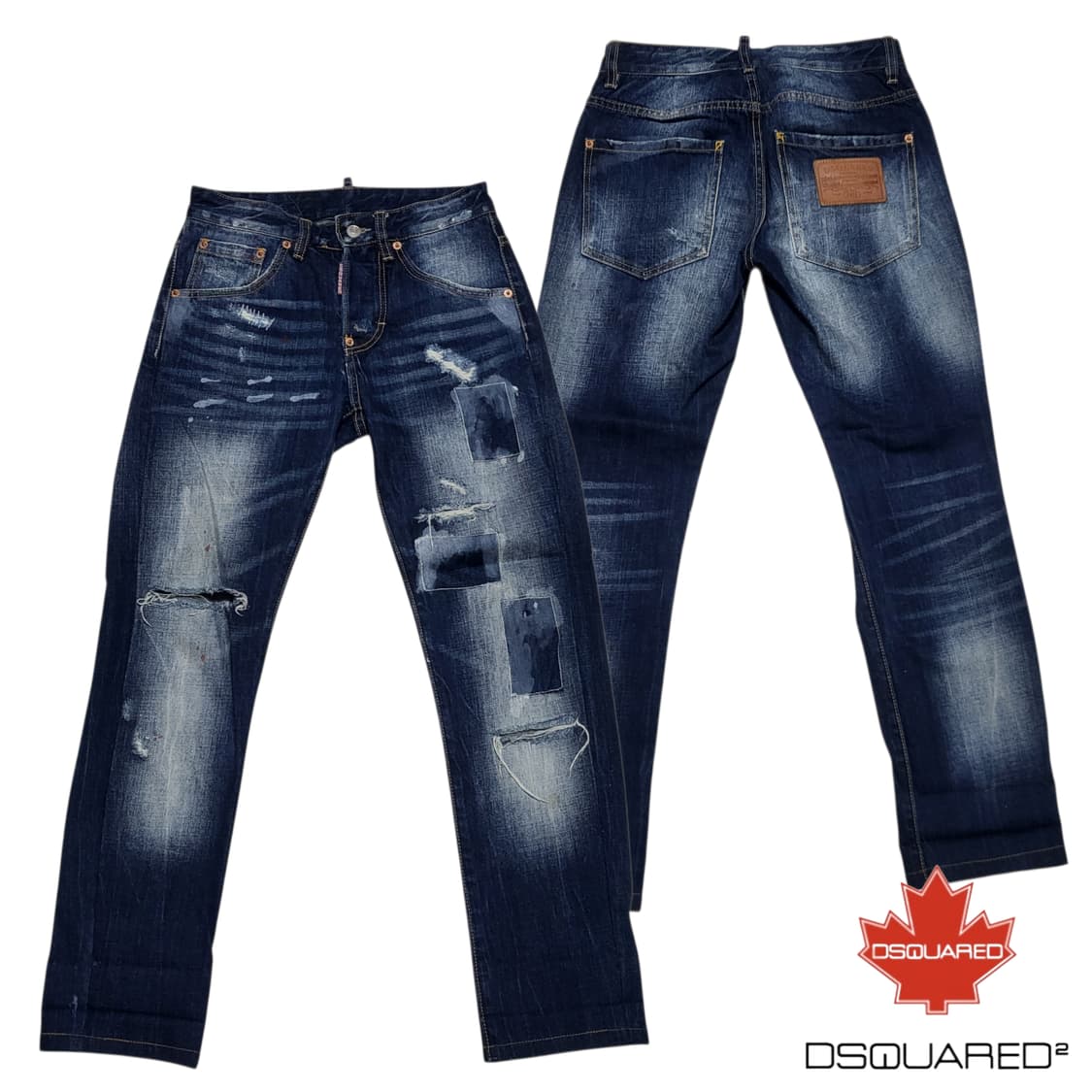 (44) DSQUARED2 디스퀘어드2 디스트로이드 리페어 데님팬츠 상품이미지1