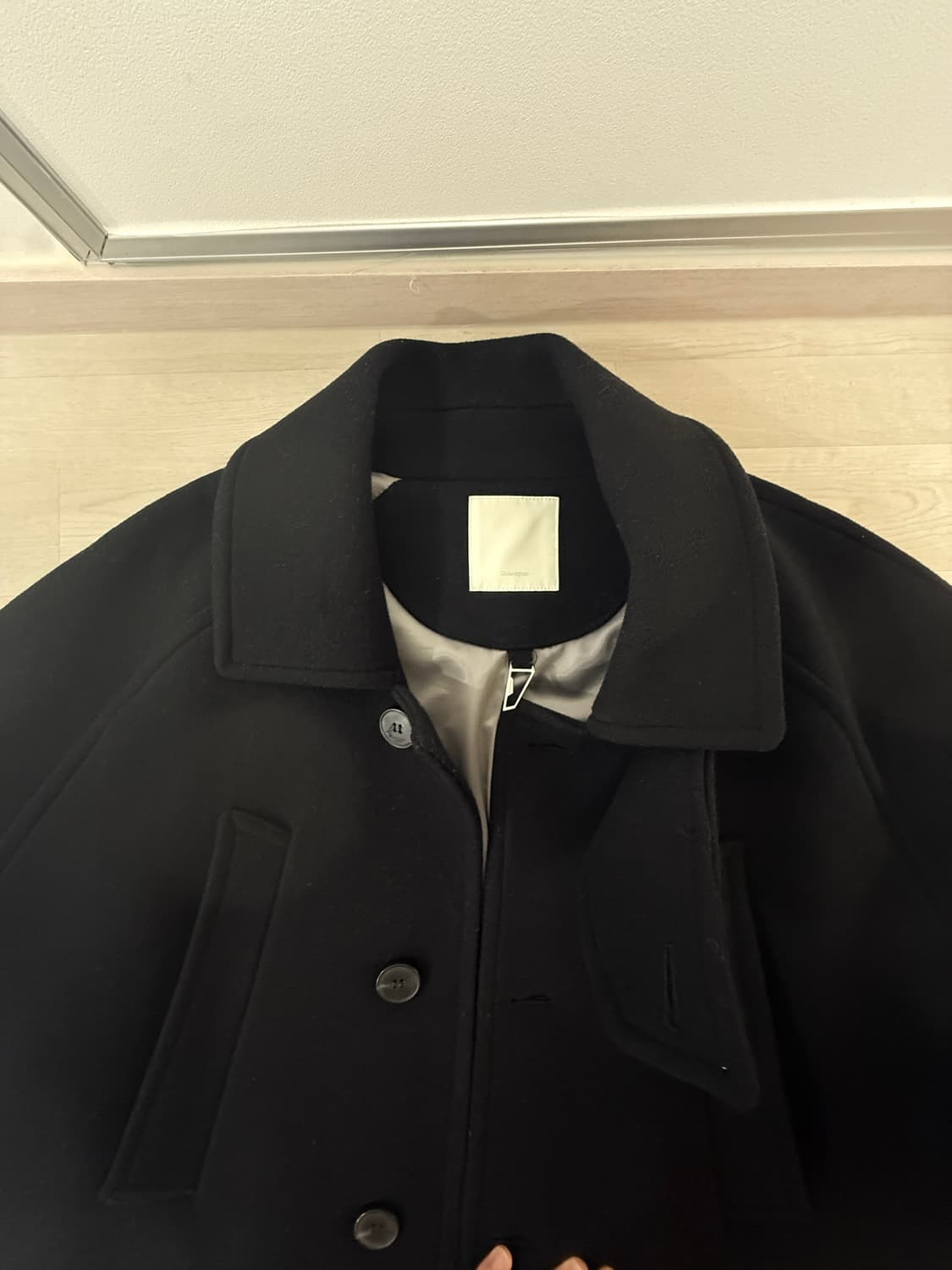 [1]언더마이카 리전 발마칸 오버사이즈 울 코트 상품이미지2