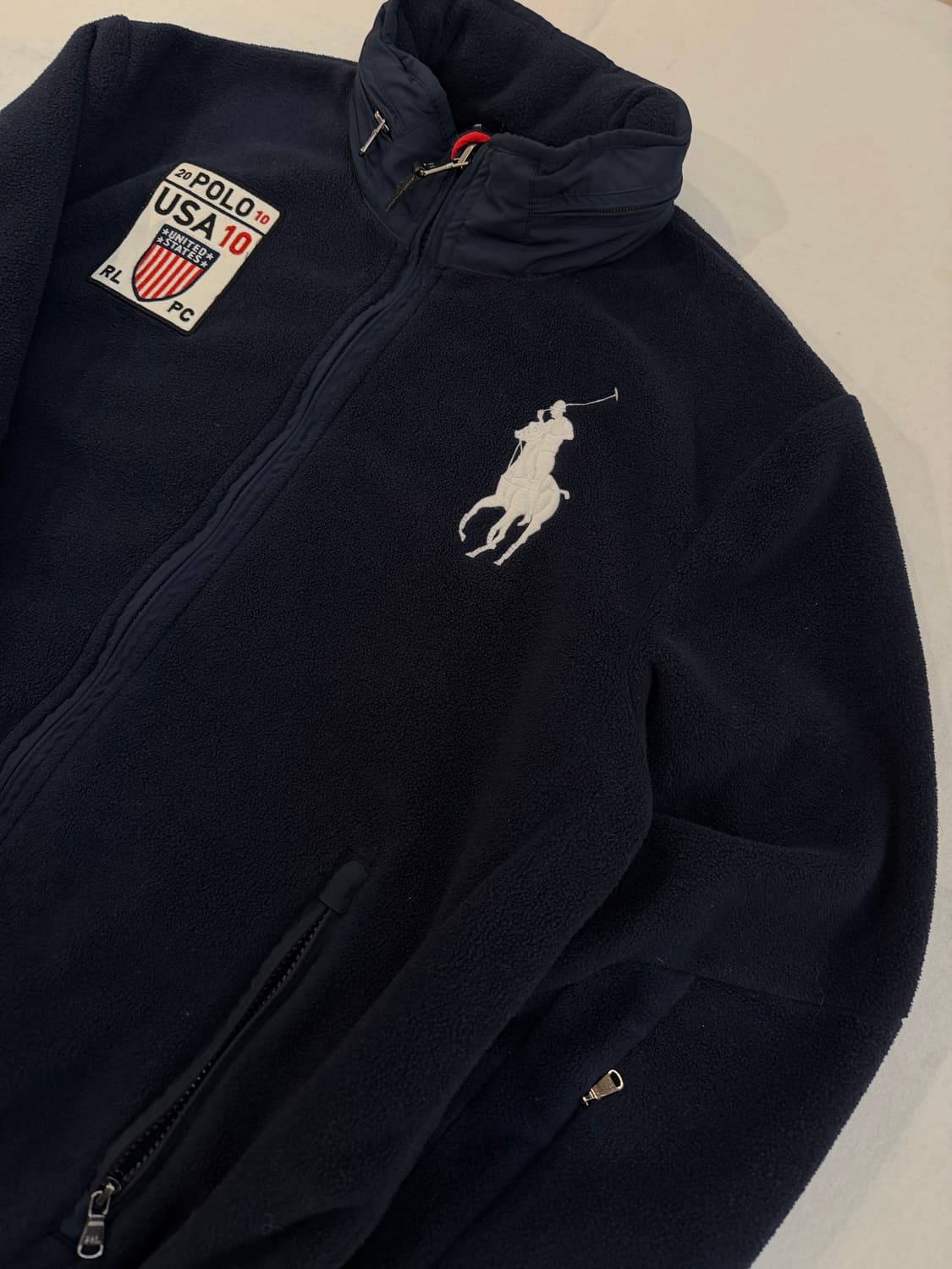 폴로 랄프로렌 빅포니 치프키프 성조기 플리스 네이비 상품이미지3