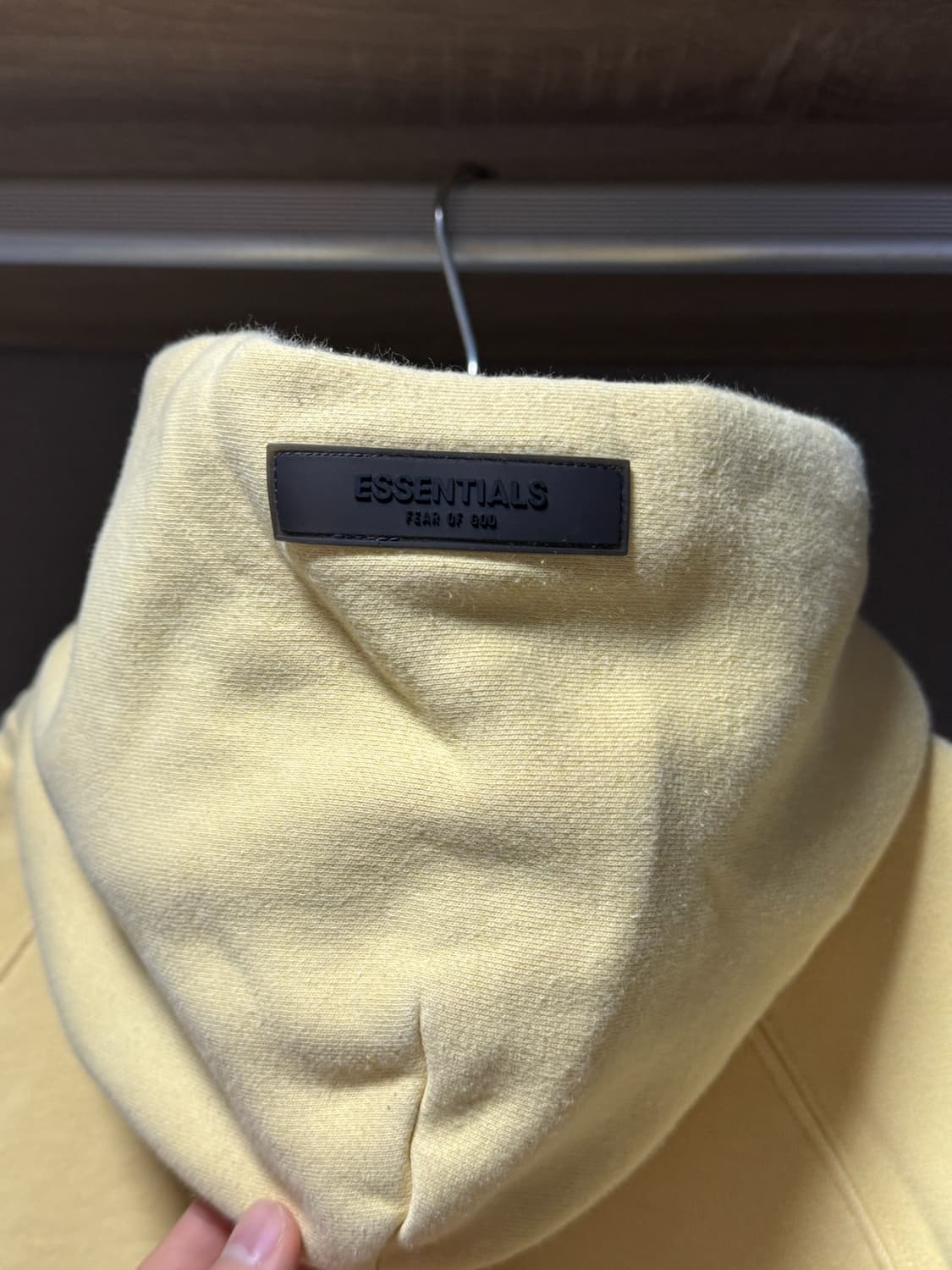 에션셜 피어오브갓 후드티 옐로우 S 상품이미지5