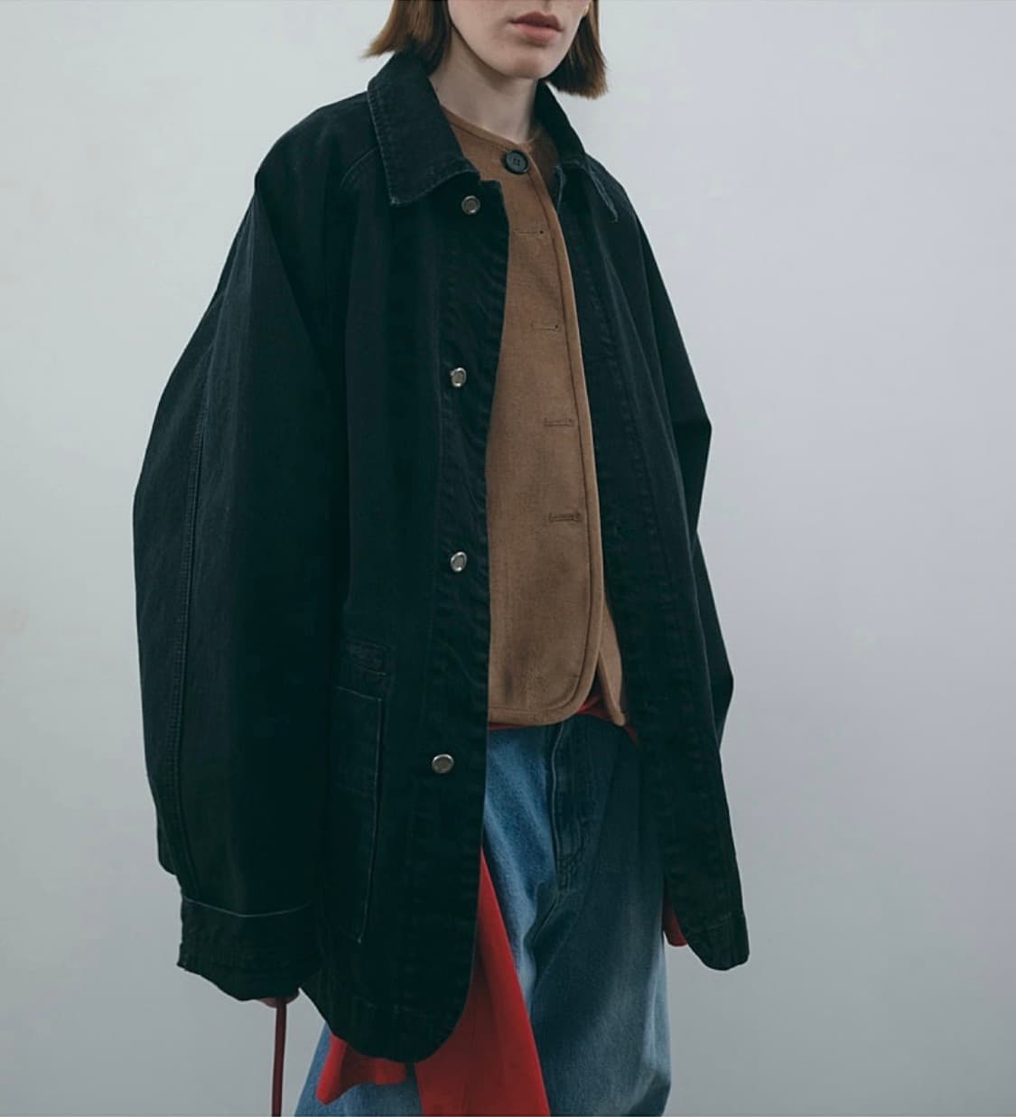 에토스 오버핏 데님자켓 상품이미지1