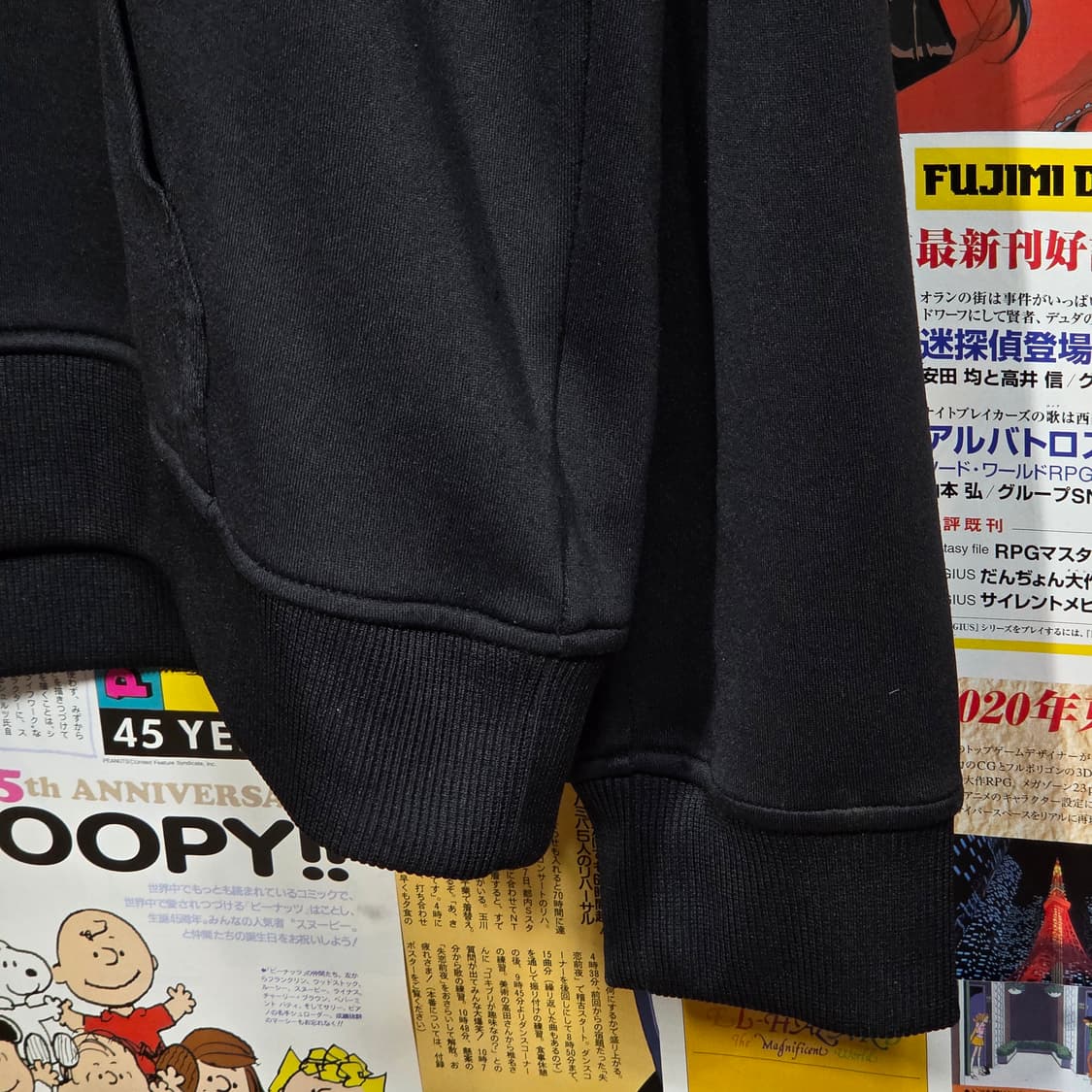 나이키 00s 인터밀란 로고 블랙 폴리 후드티 상품이미지4