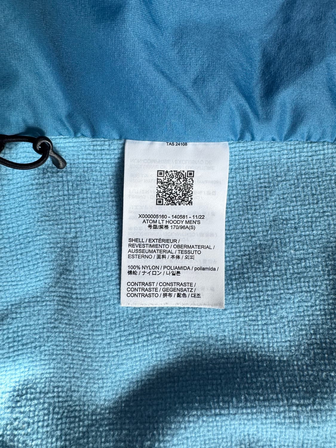 (민트급) 아크테릭스 아톰 LT 후디 솔레스 S 상품이미지10