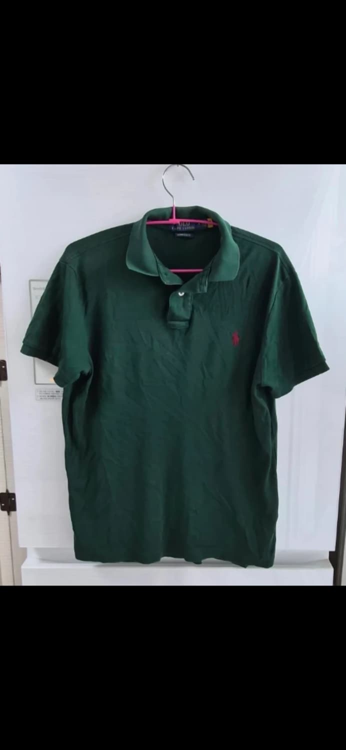 폴로 랄프로렌 카라티 M 녹색 커스텀 슬림핏 상품이미지1