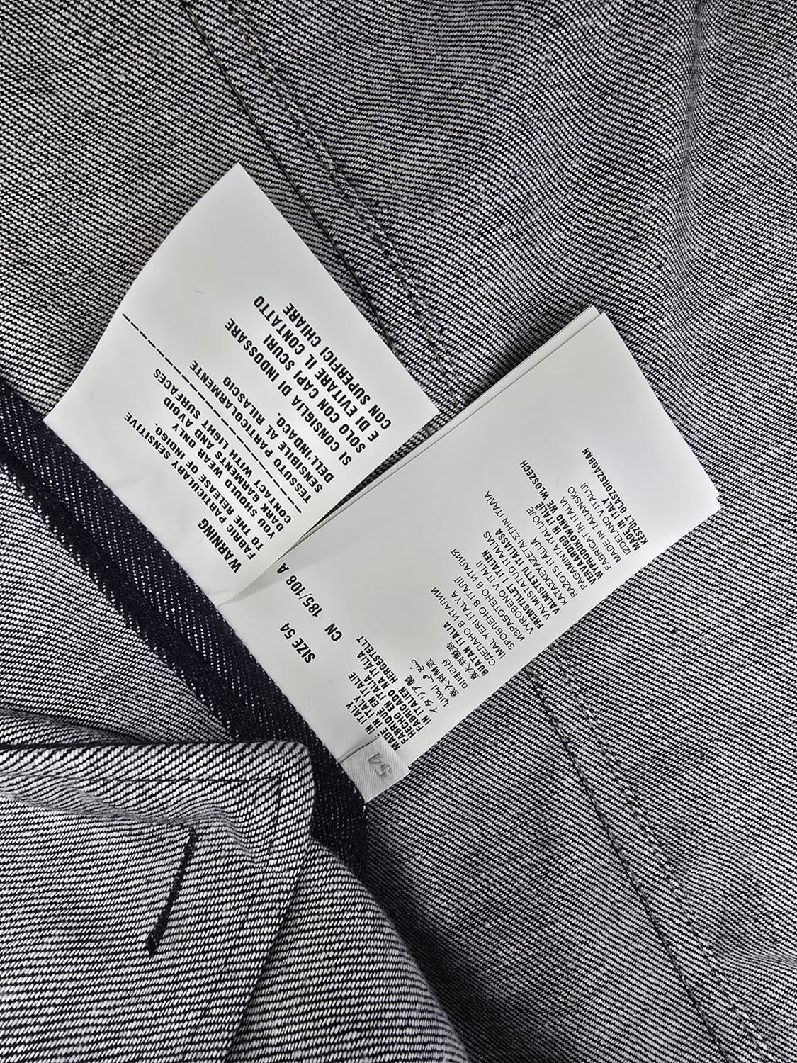 프라다(prada) 레더 패널 데님 자켓 상품이미지6