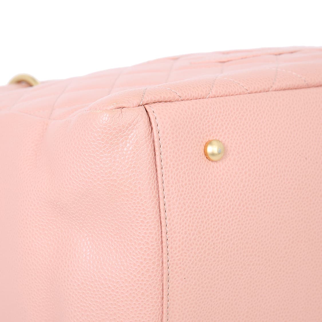 샤넬 클래식 핑크 캐비어 정방토트 체인백 빈티지 샤핑백 라지 상품이미지8