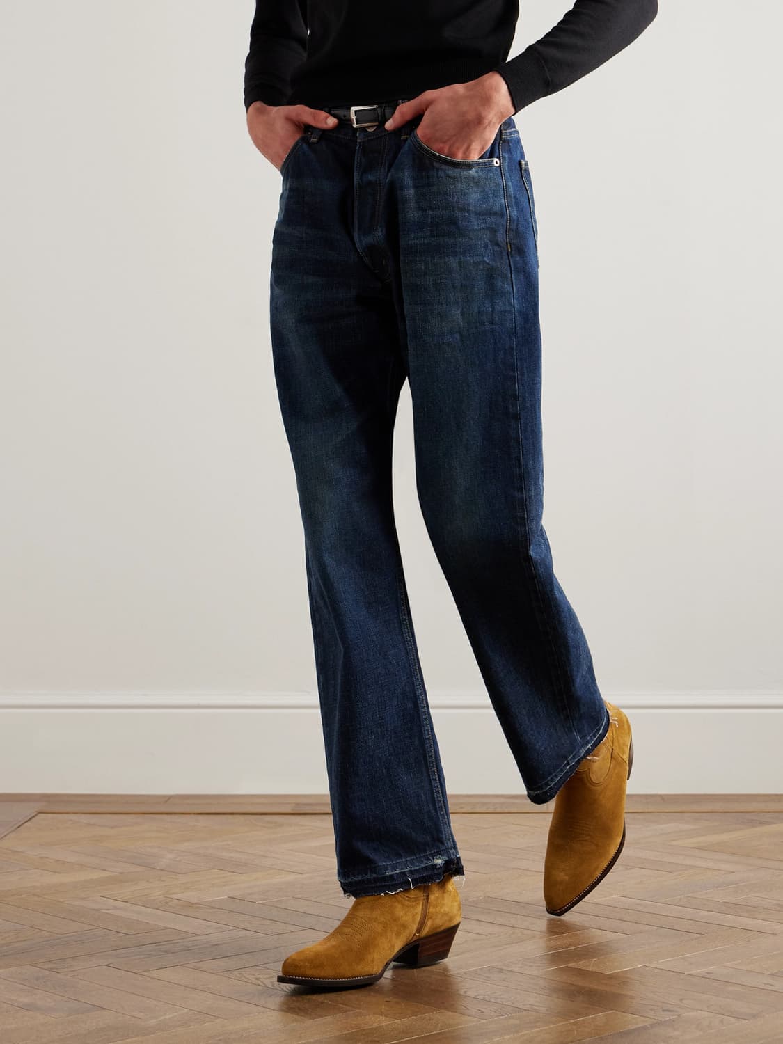 [BTS 뷔님 착용] 셀린느 22AW 문스웨이드 웨스턴 부츠 상품이미지5