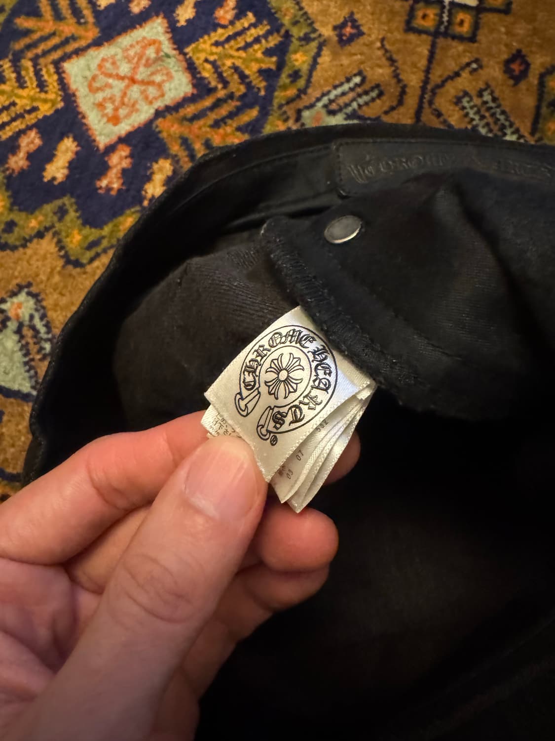 크롬하츠 데님 블랙진 상품이미지6