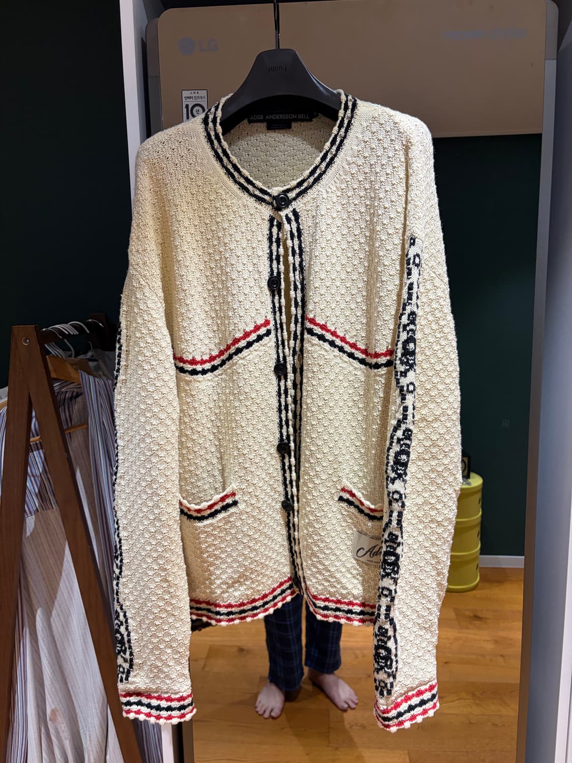 앤더슨벨 판타지아 라운드넥 가디건 XL (상태 최상급) 상품이미지2