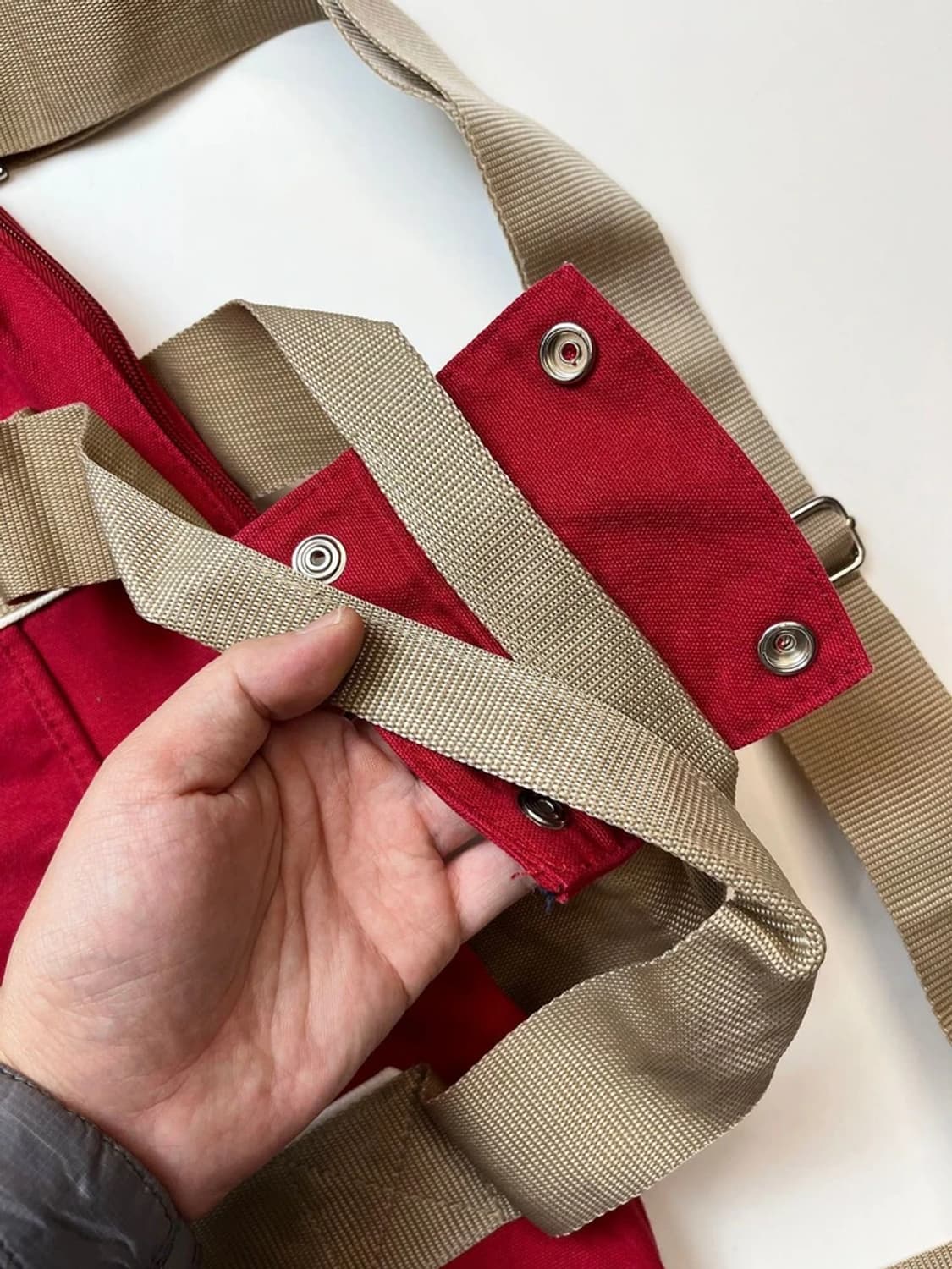 타미힐피거 10's 올드스쿨 망치 보스턴백 A1446 상품이미지6