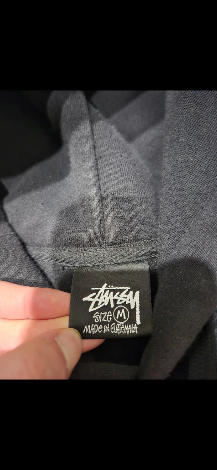 스투시 스탁 로고 아플리케 후드 m 상품이미지2