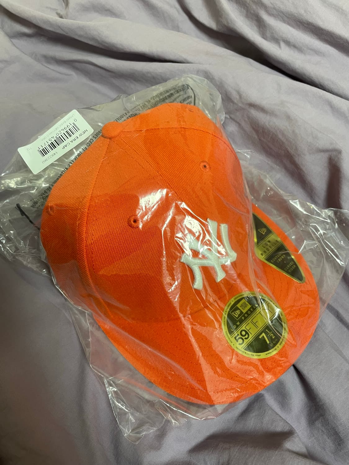 뉴에라 뉴욕양키스 베이직 로우프로파일 오렌지 상품이미지1