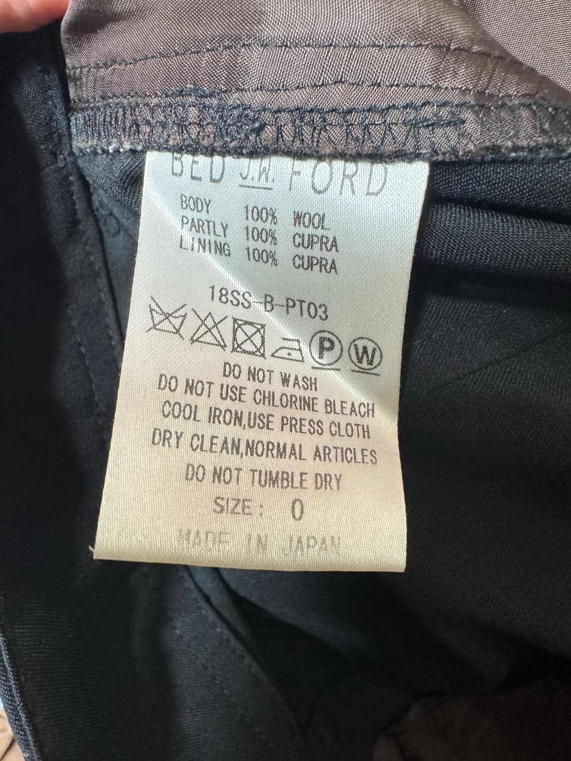 Bed J W Ford 18SS 커팅 팬츠 상품이미지5